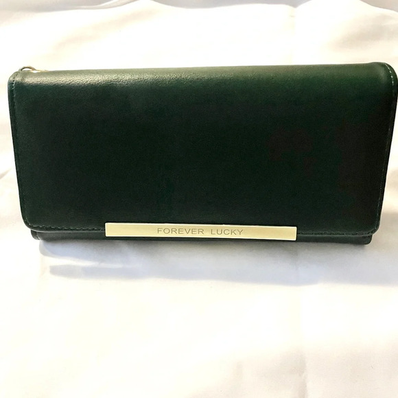 Classic Faux Leather Bi-Fold Wallet with Chain - Stylish Coin Purse, Versatile - Picture 2 of 7